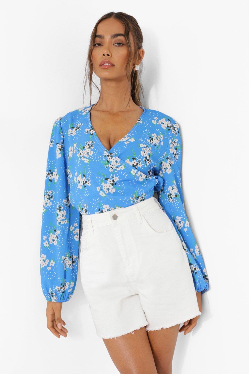 Top imprimé fleuri femme discount