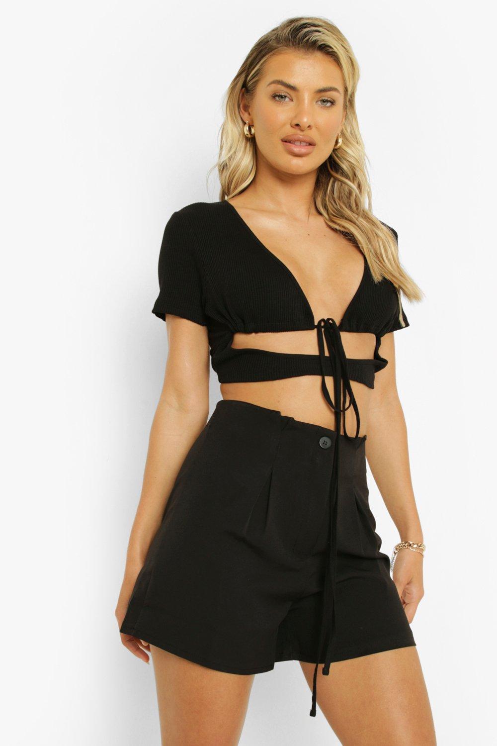 High Waisted Shorts Fur Damen Boohoo De