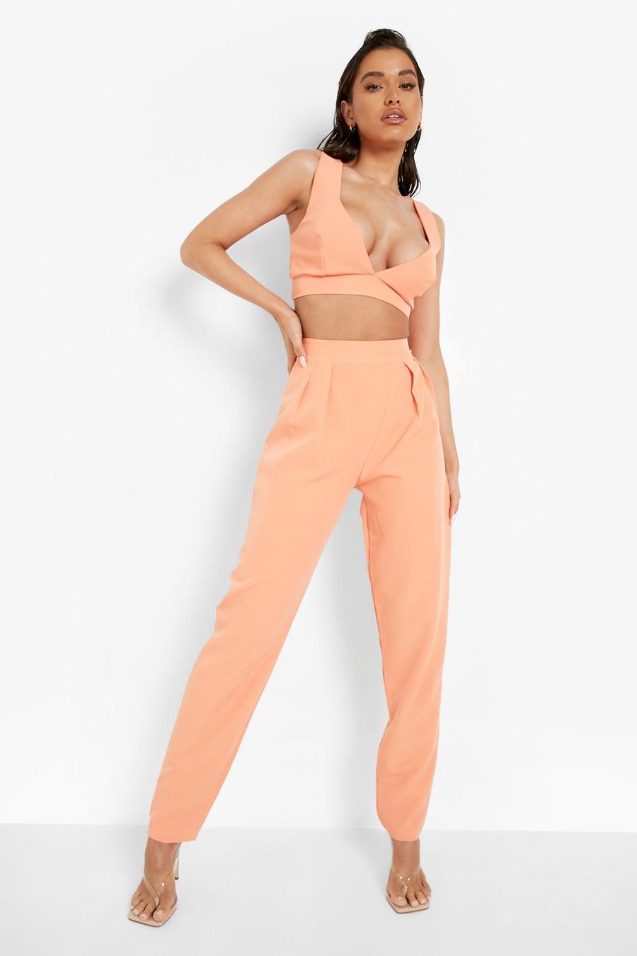 Coral Pleat Front Tailored Pants image number 1