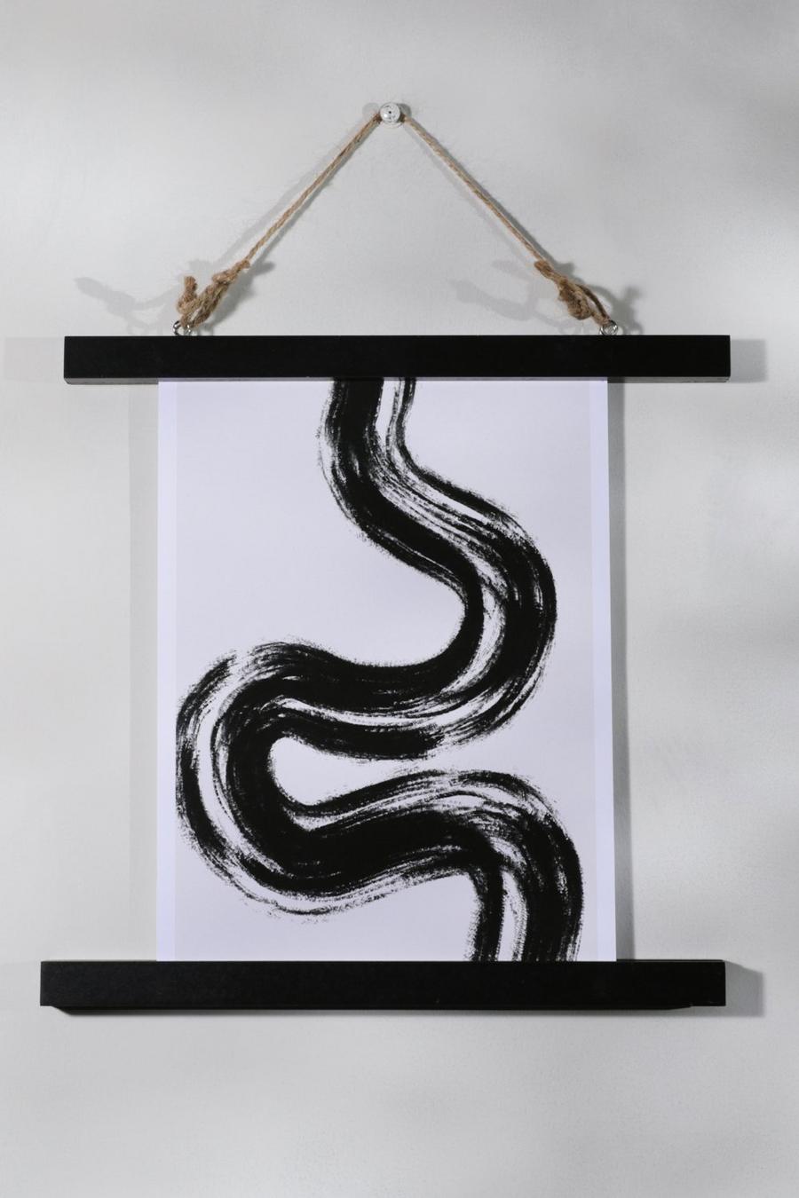 Black Magnetic Poster Hanger image number 1
