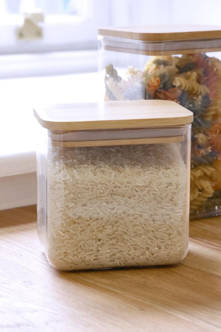 Clear Small Storage Glass Container image number 1