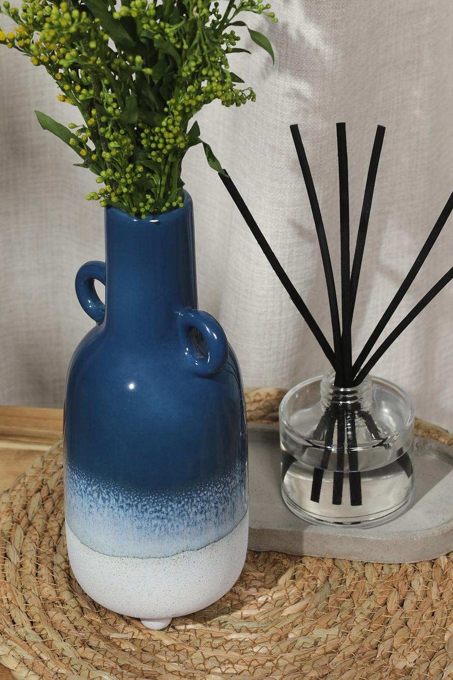 Große, blaue Vase mit Mojave Glasur, Blue image number 1