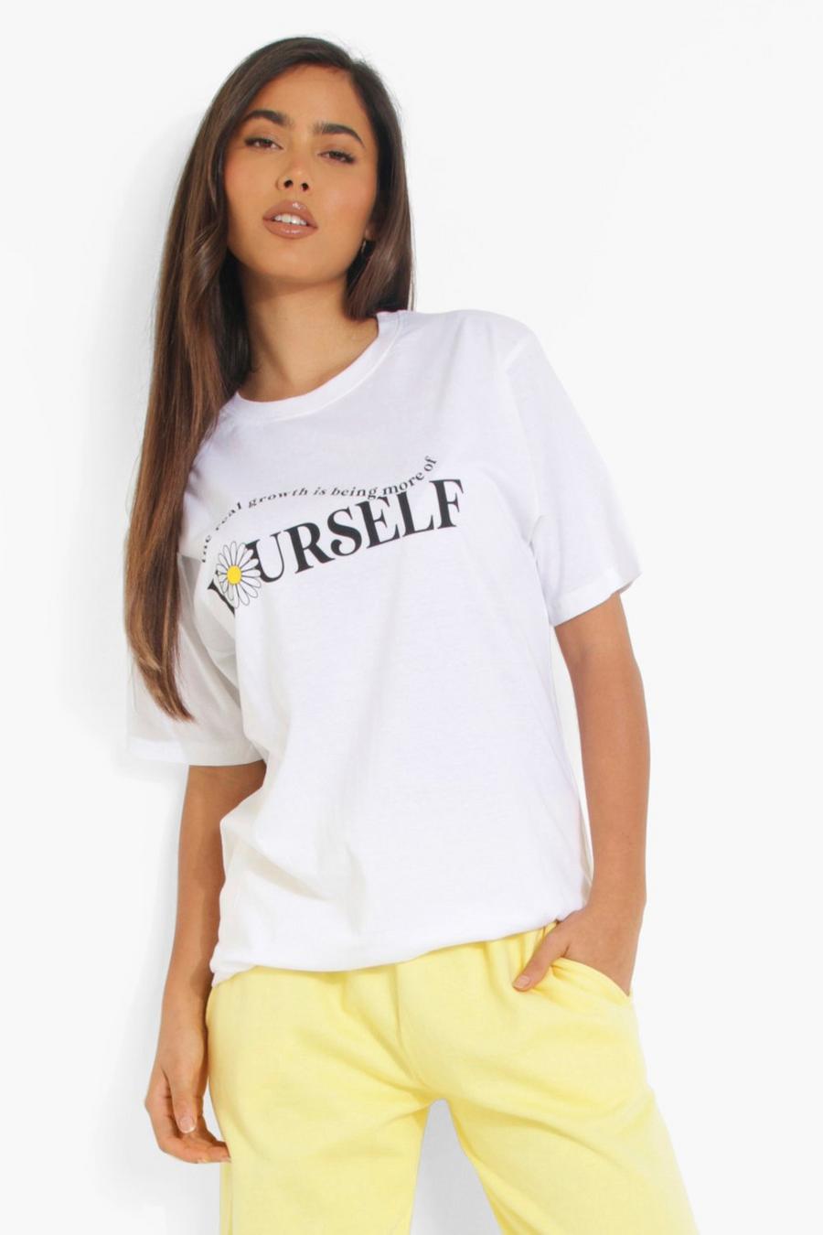 White Yourself Oversize t-shirt image number 1