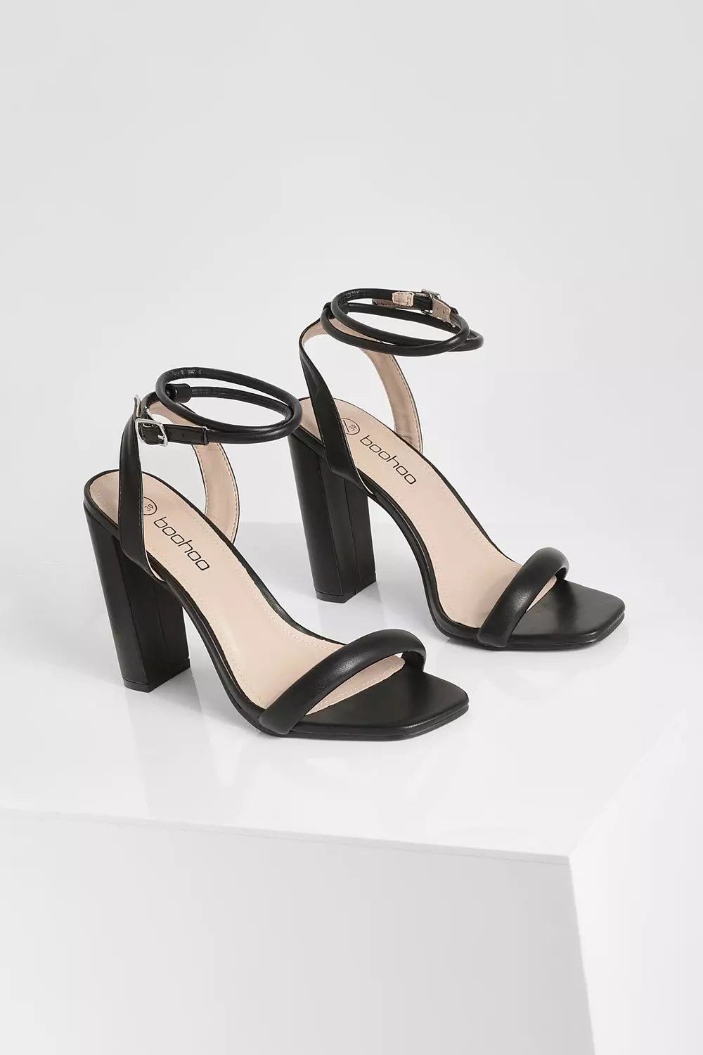 Padded 2 Part Heeled Sandal