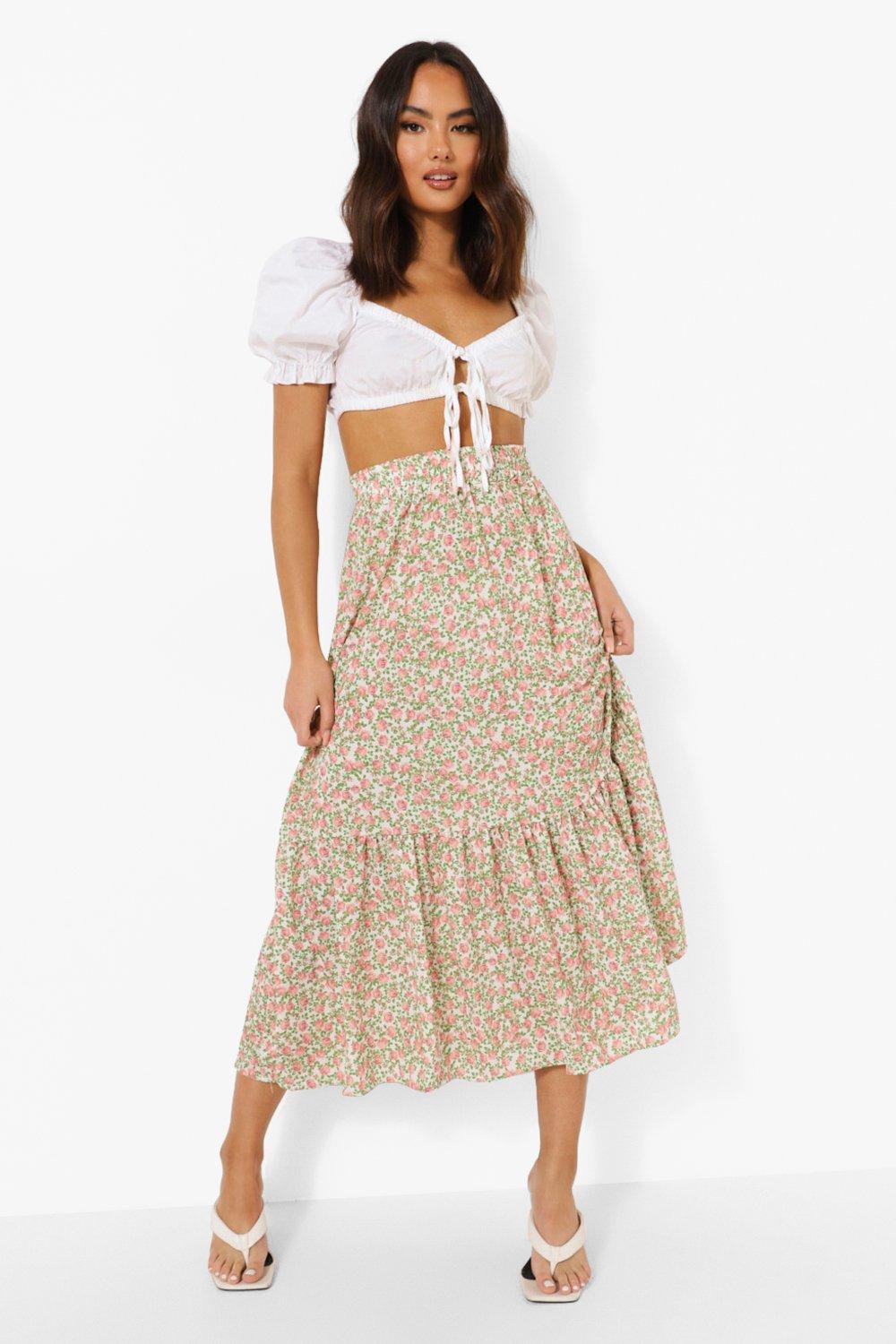 Floral skirt clearance ditsy