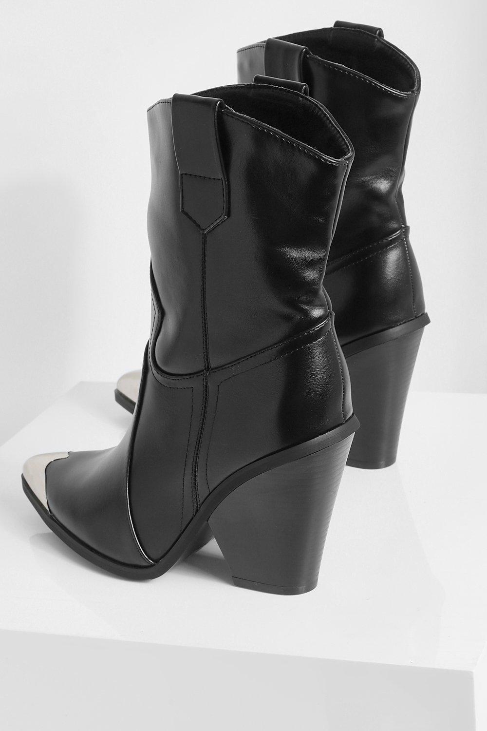 Metal Toe Cap Western Boot