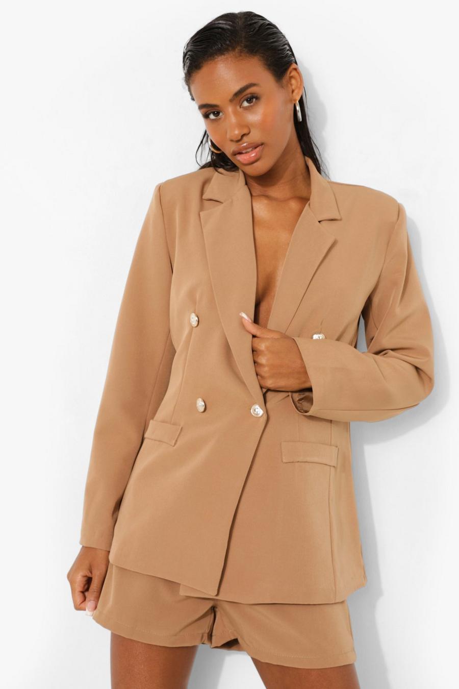 Golden Button Wool Twill Blazer - Women - Ready-to-Wear