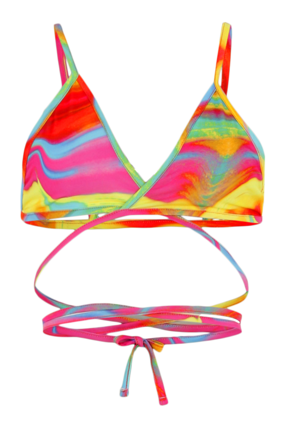 Women's Printed Strappy Bralet