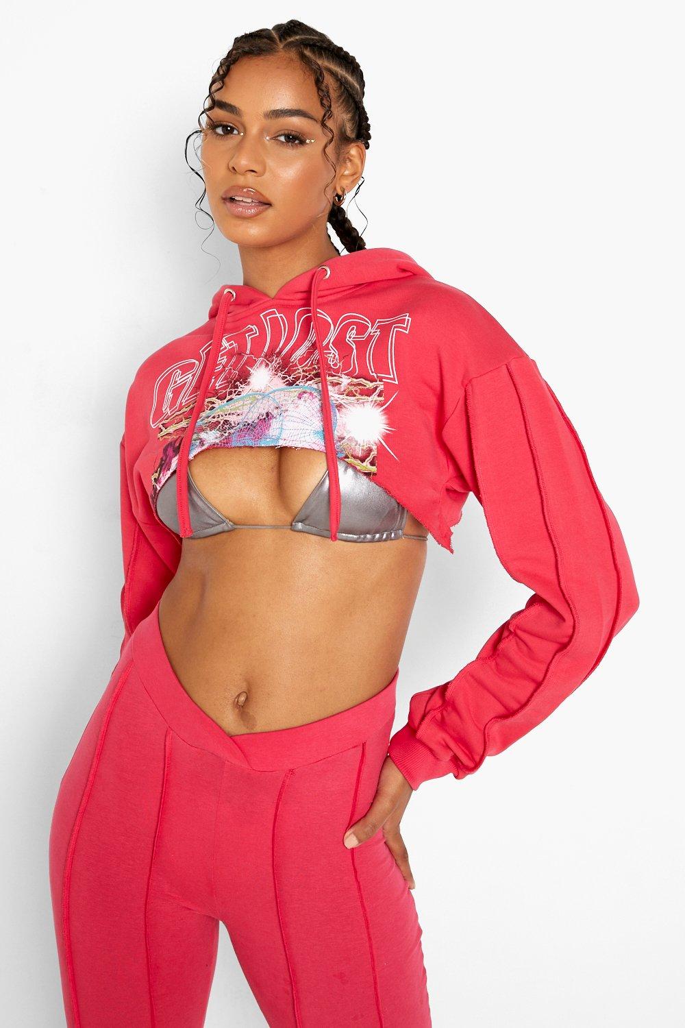 Extreme on sale cropped hoodie