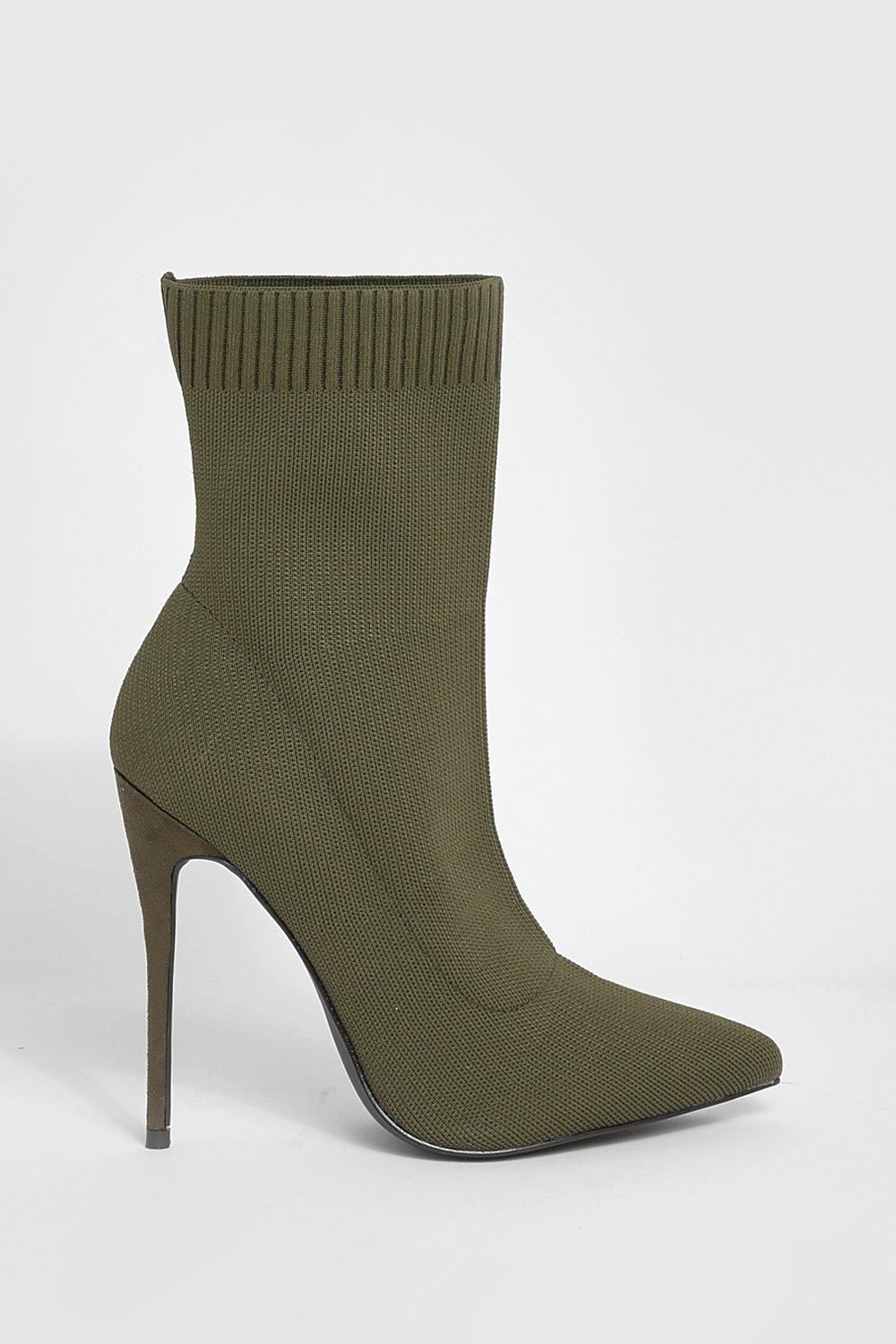 Olive green hot sale stiletto heels