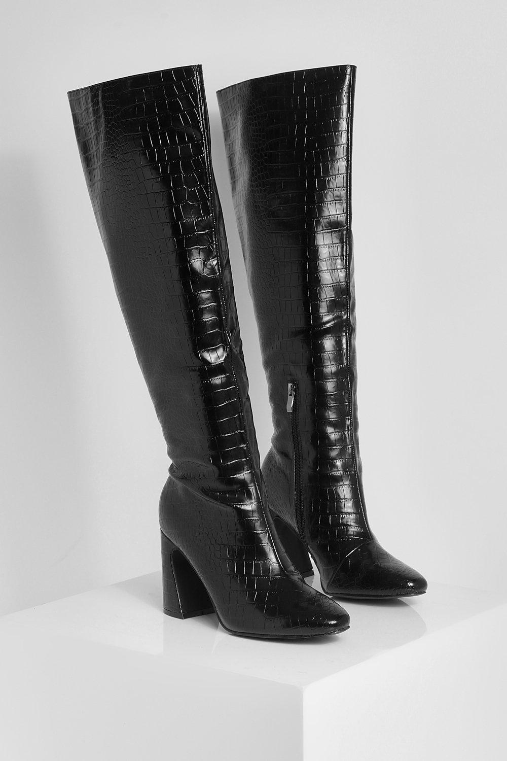 Wide fit croc boots store