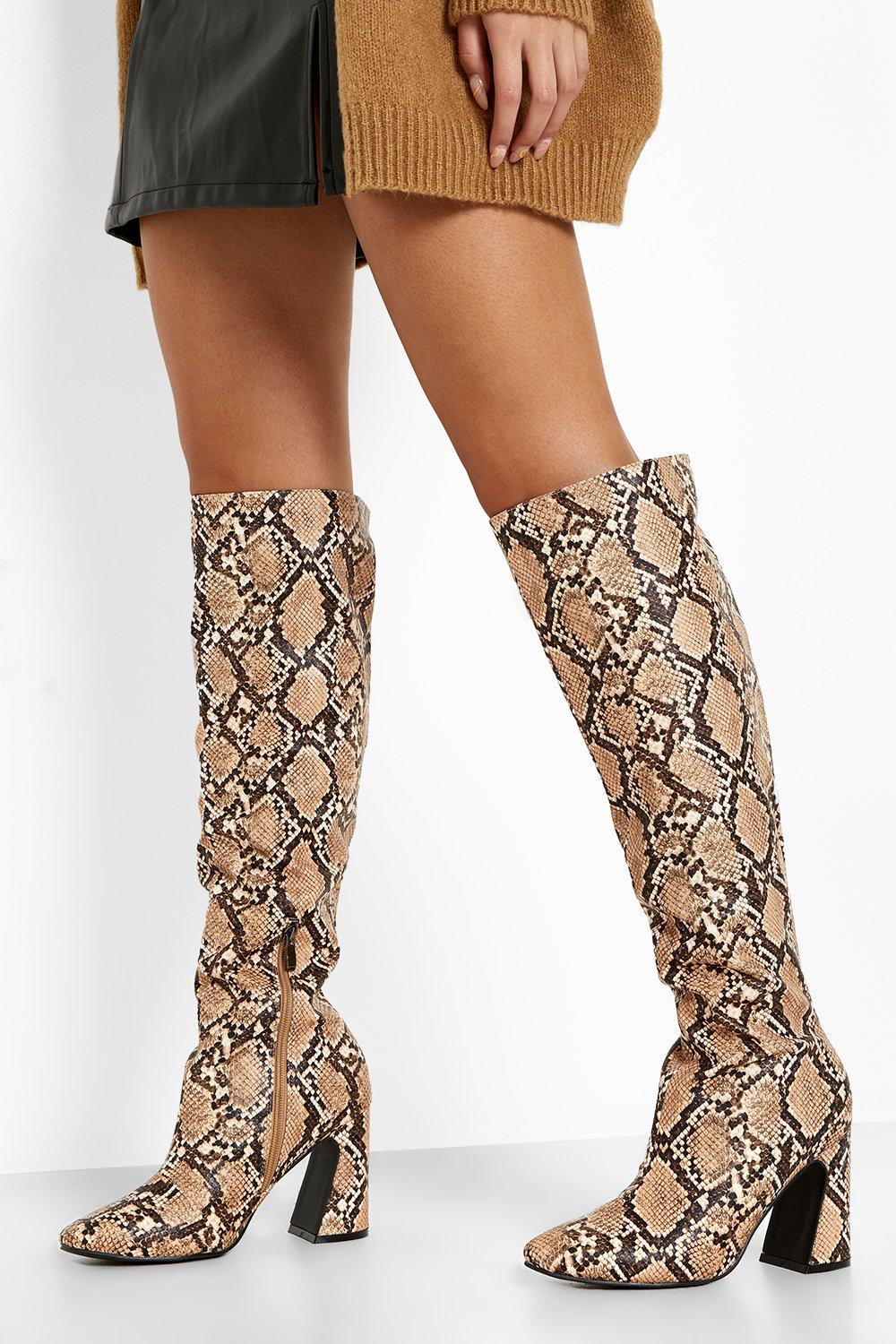 River island snake on sale boots