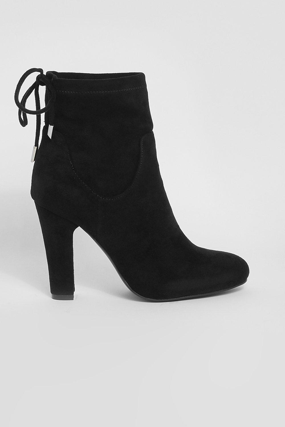 Tie back booties clearance