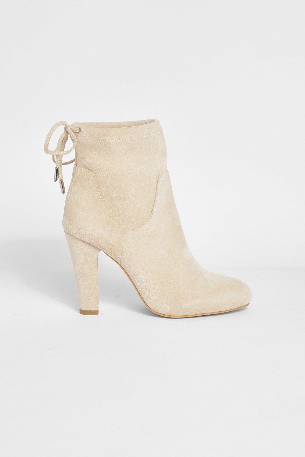 Cream sock outlet booties