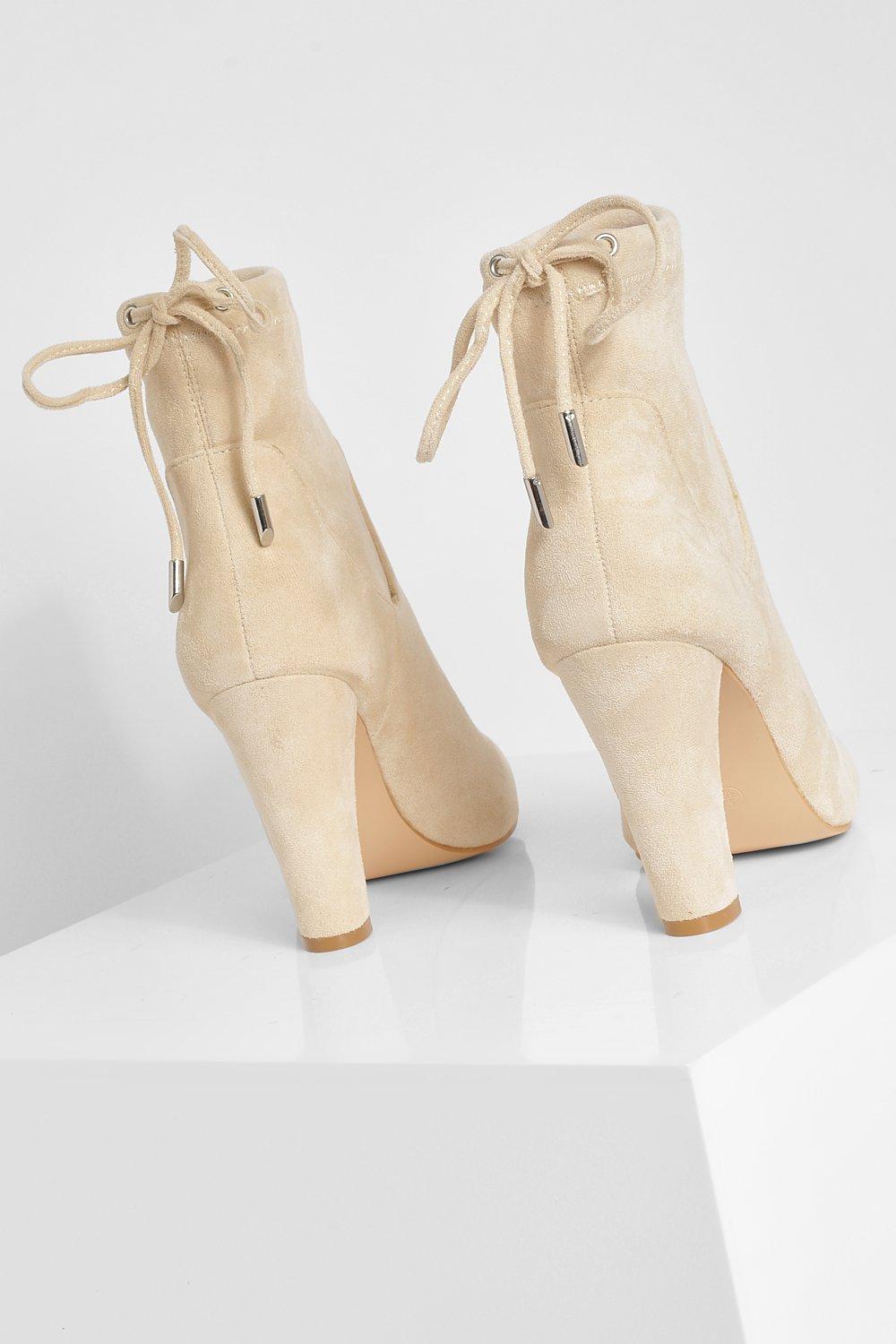 Beige on sale sock heels