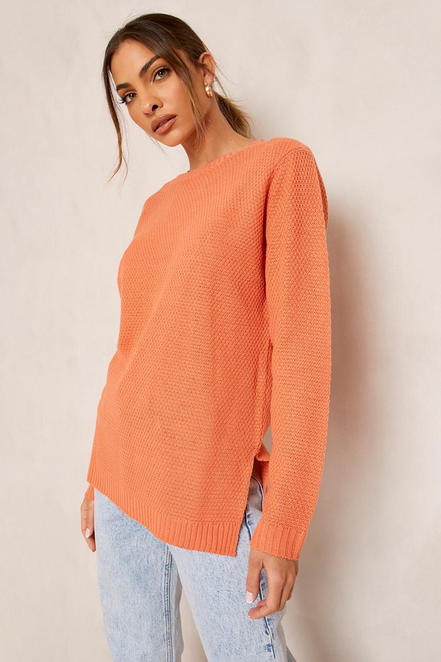 Spice orange Recycled Lightweight Sweater