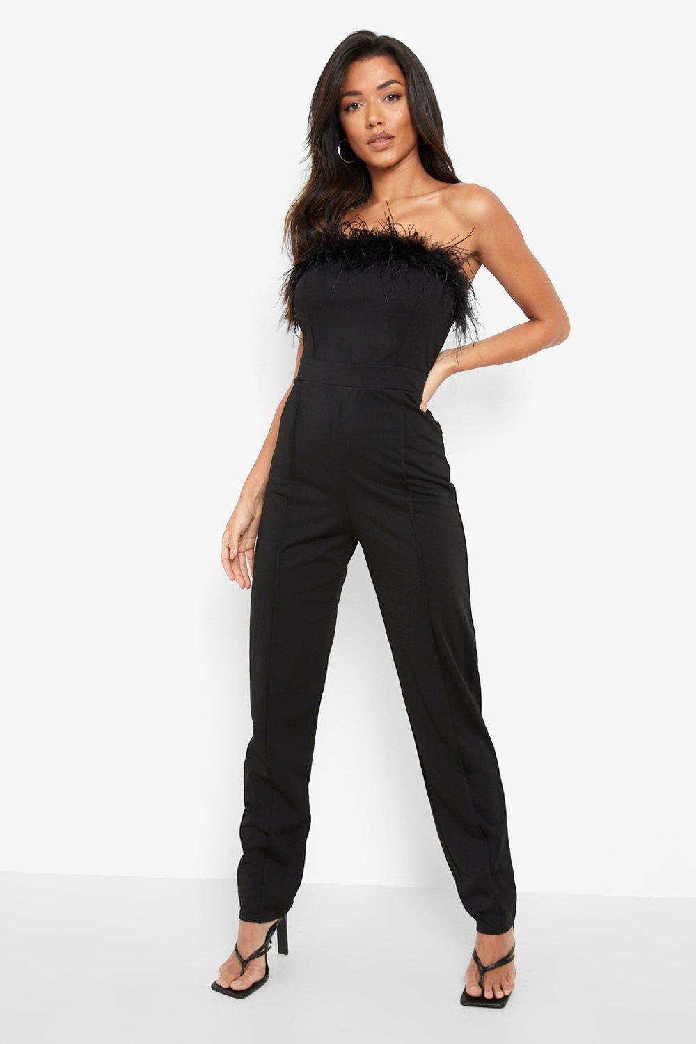 Missguided bandeau hot sale jumpsuit