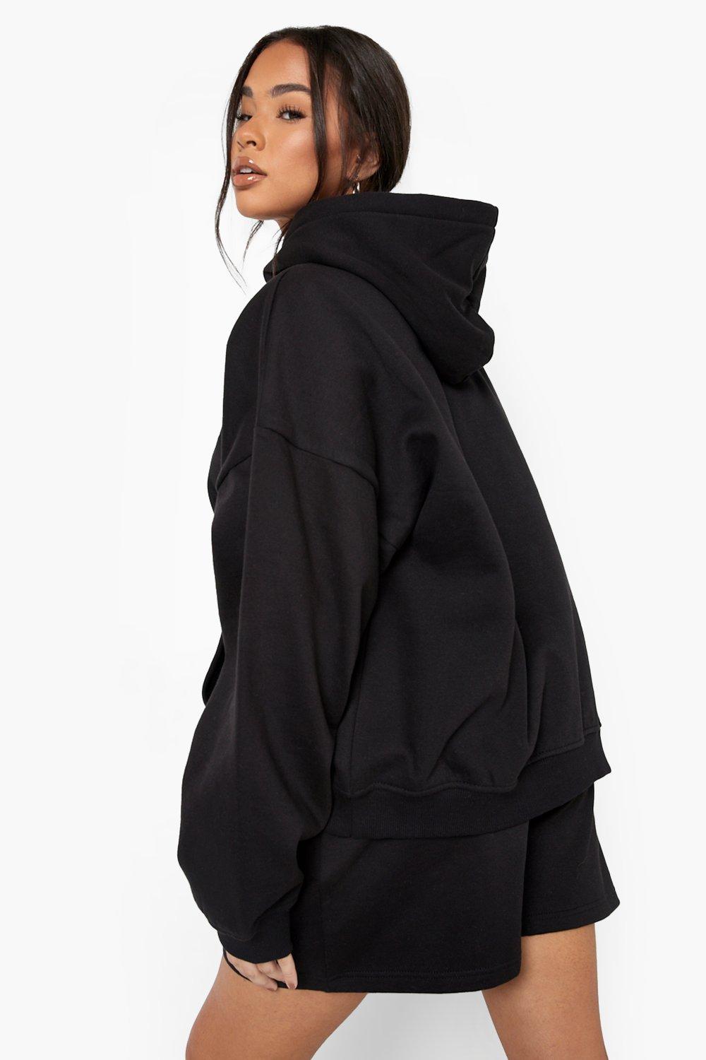 Oversized hoodie boohoo sale