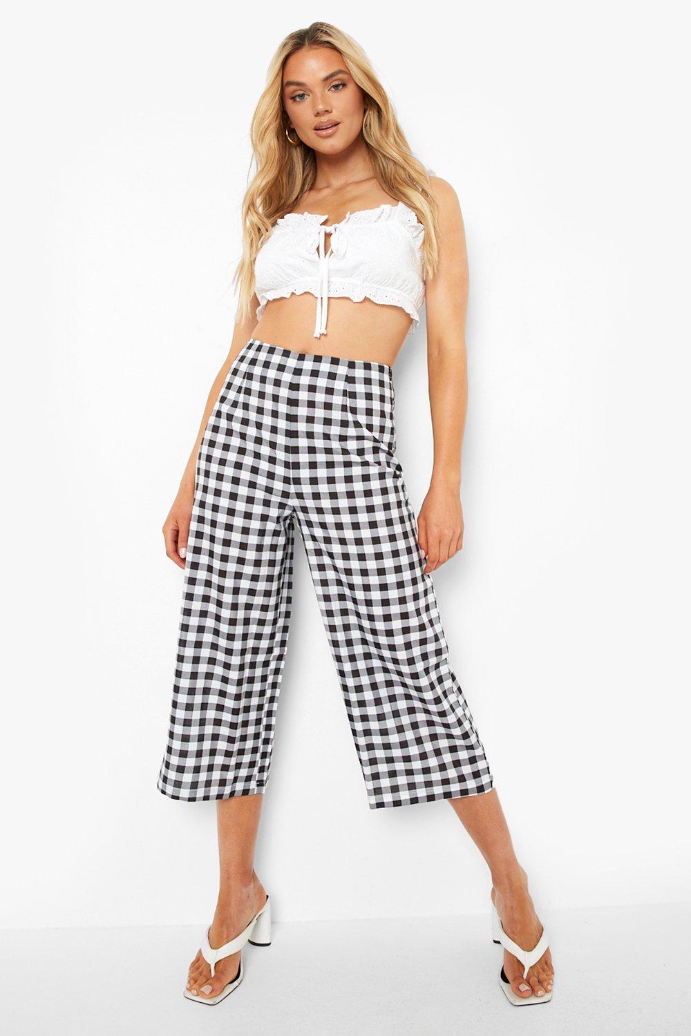 Jupe culotte carreaux sale