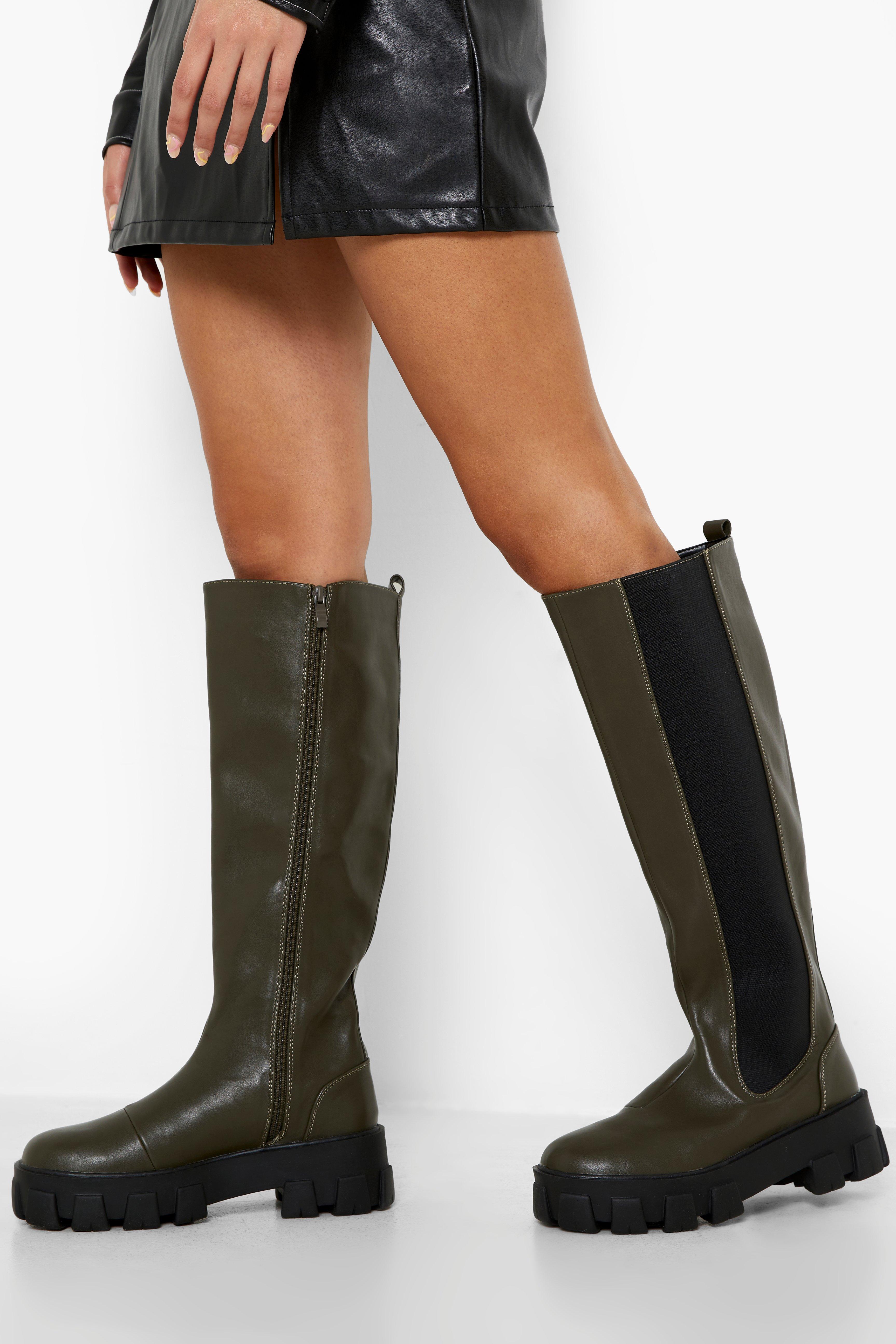 score Mos detail Over the Knee & Thigh High Boots | boohoo USA