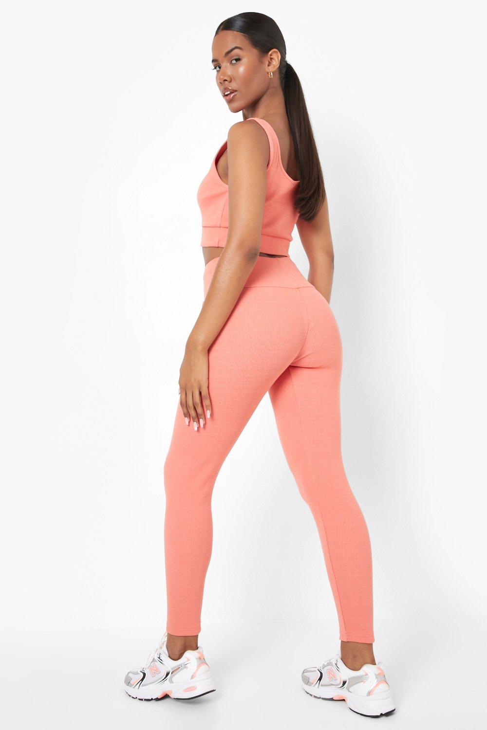 Peach gym clearance leggings