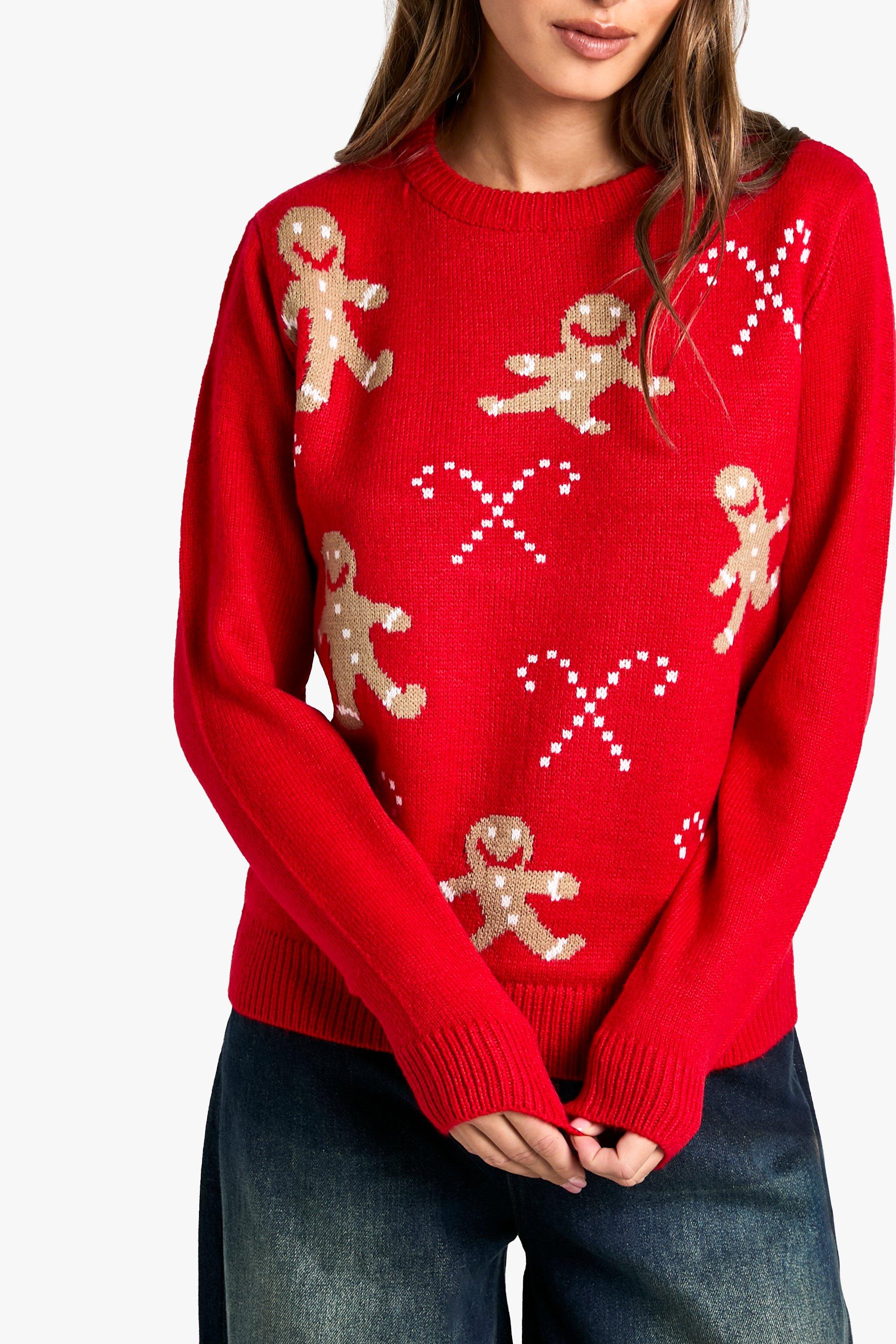 Ginger bread man jumper hotsell