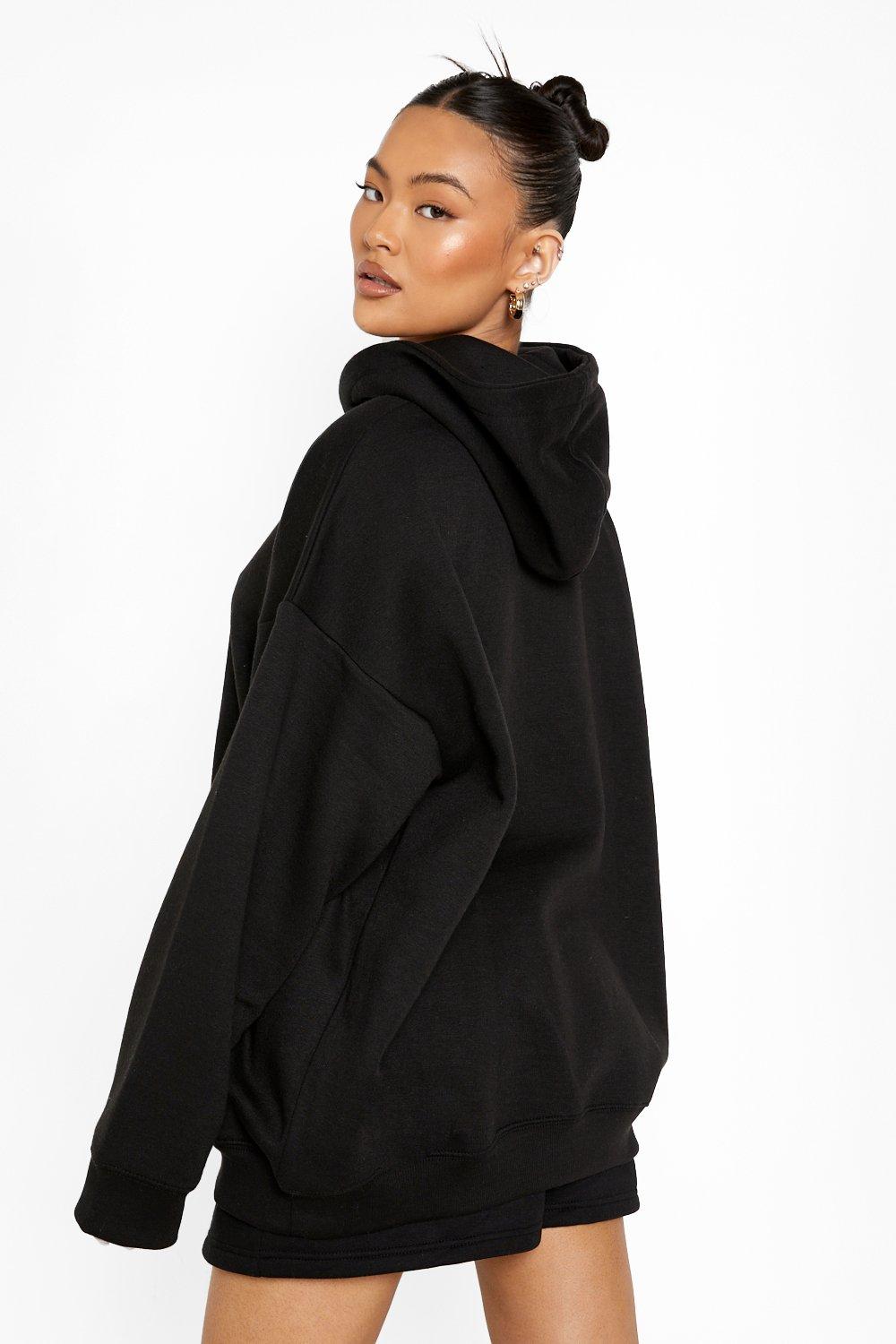 Boohoo store black hoodie