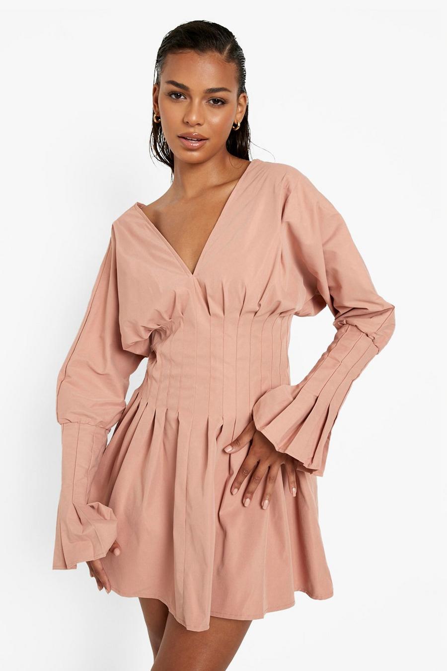 Spice Pleated Shirt Dress image number 1
