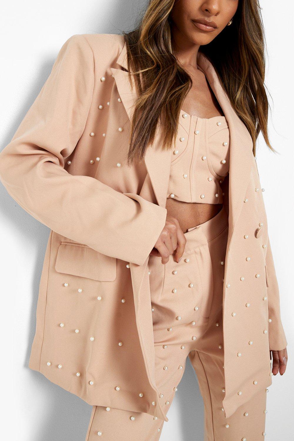 Boohoo on sale pearl blazer