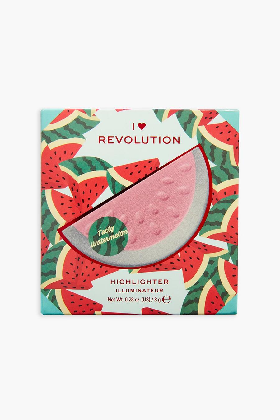 I Heart Revolution Illuminante Watermelon in rilievo, Gold metallizzato