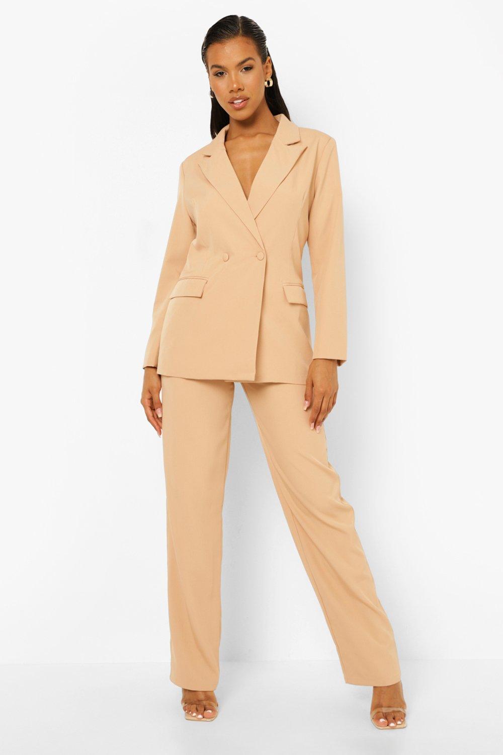 Camel 2025 trouser suit