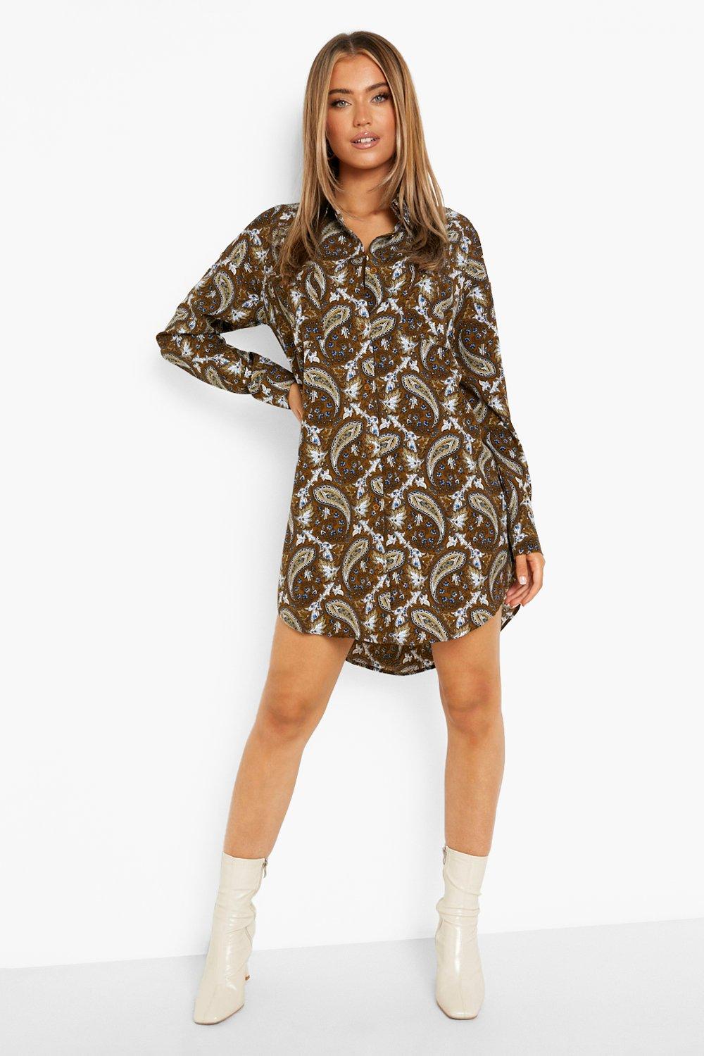 printed tee dress