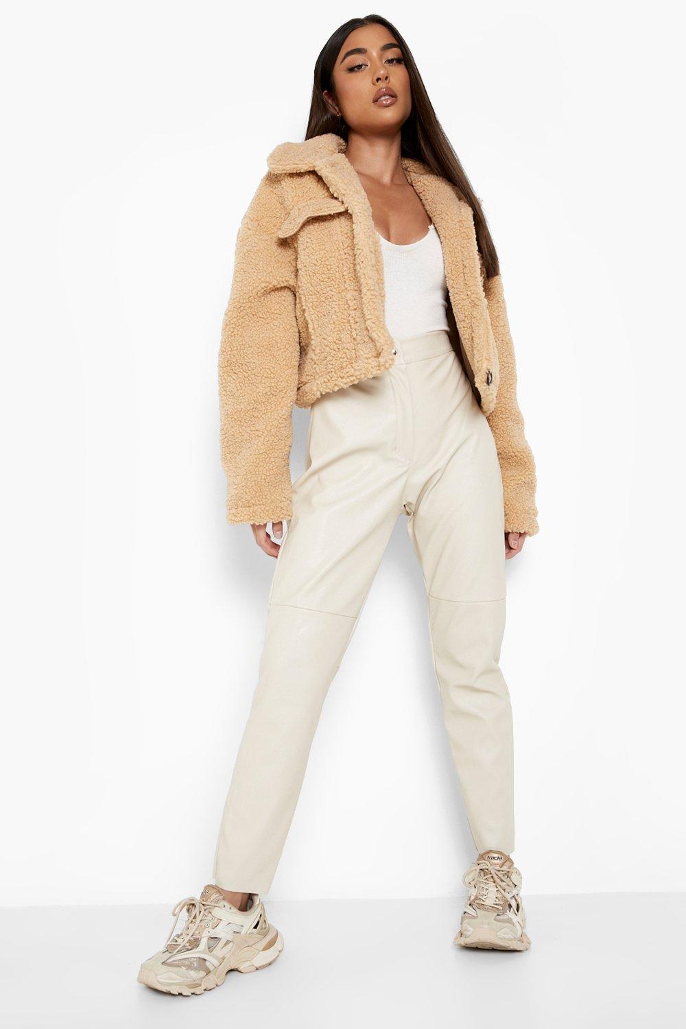 Buy Gina Tricot Faux Fur Jacket - Beige