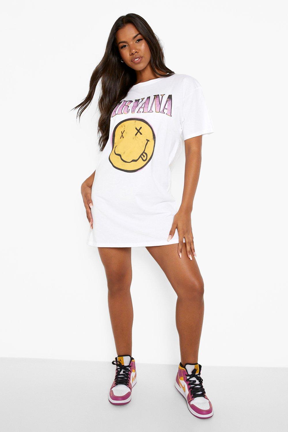 Nirvana t store shirt dress