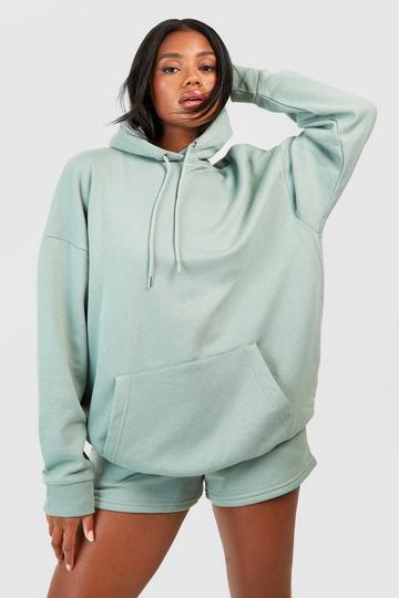 Sage Green Recycled Oversized Hoodie