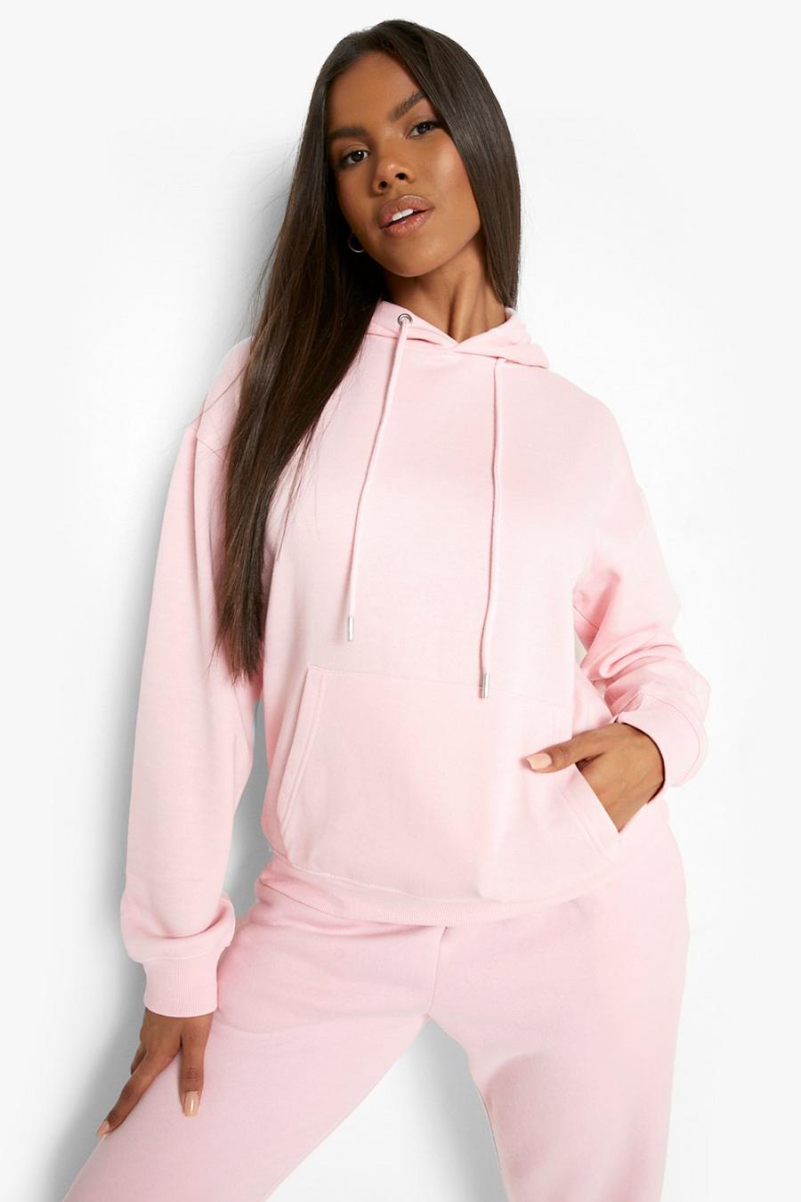 Recycelter Hoodie, Rosa pink image number 1