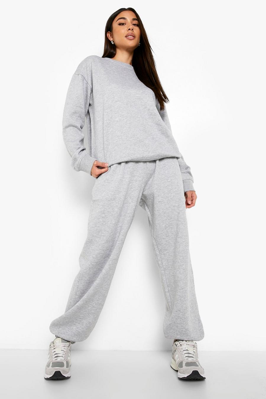 Grey marl Oversize joggers  image number 1