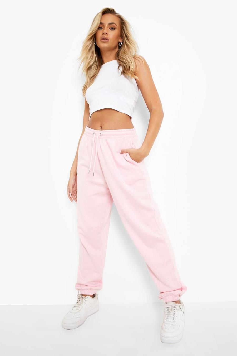 Pantaloni tuta in felpa , Pink image number 1
