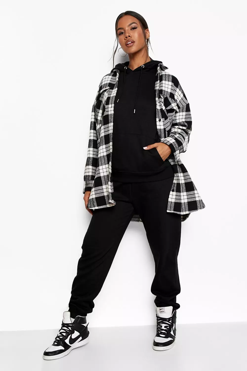 Black Regular Hooded Tracksuit alternative image