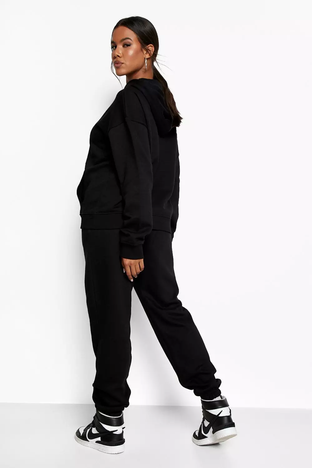 Black Regular Hooded Tracksuit alternative image