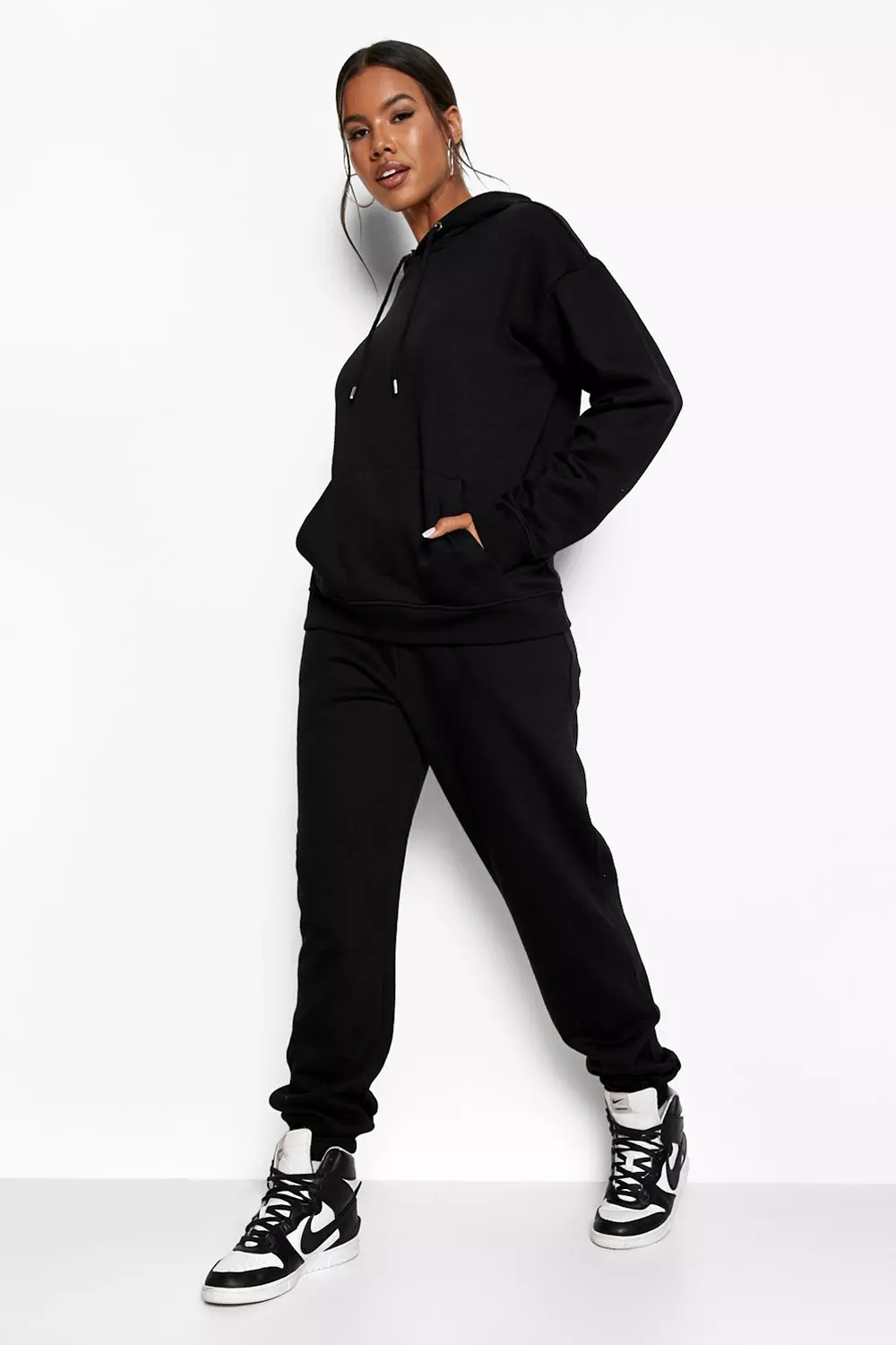Black Regular Hooded Tracksuit alternative image