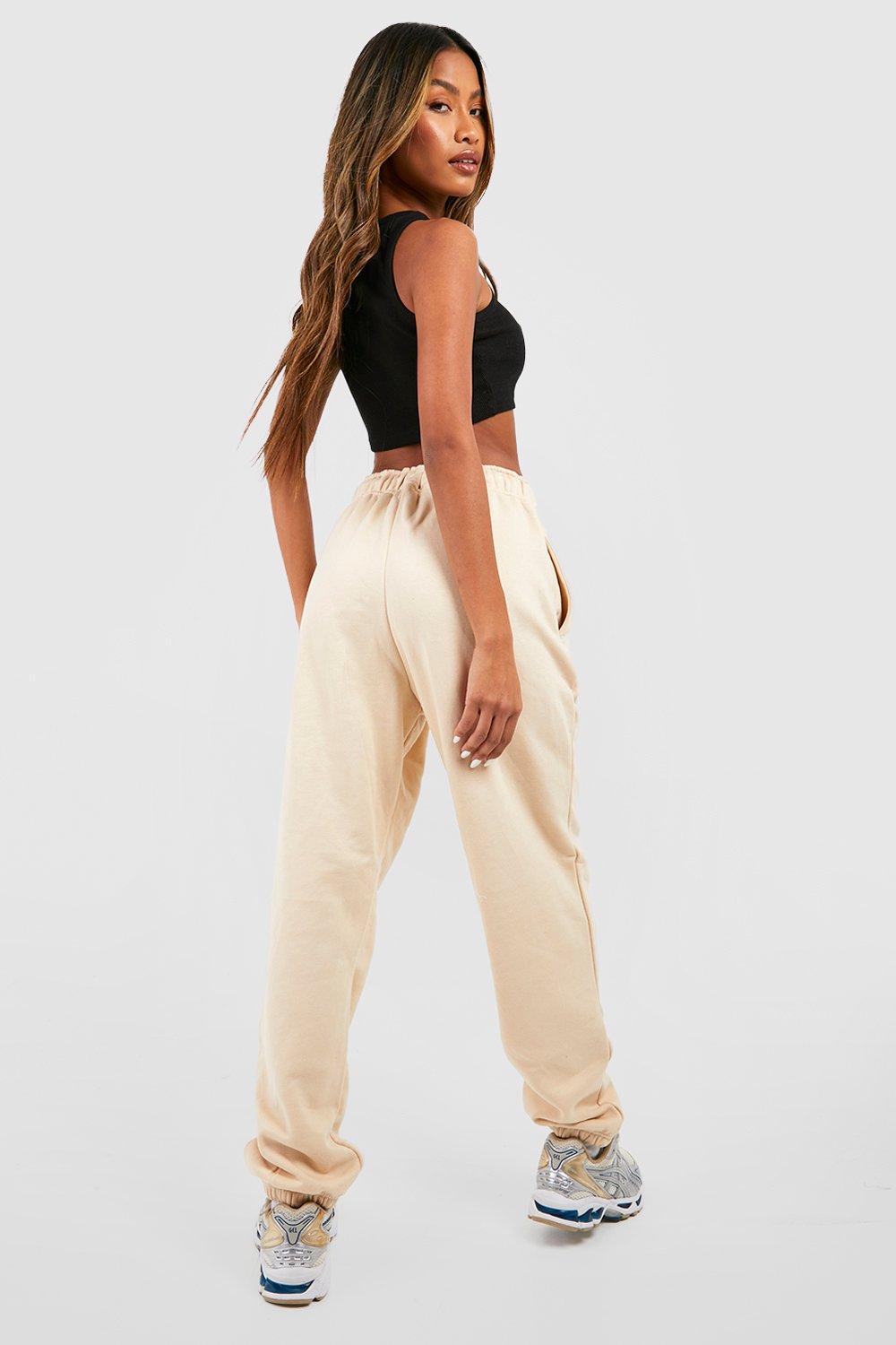 Stone Oversized Woman Joggers