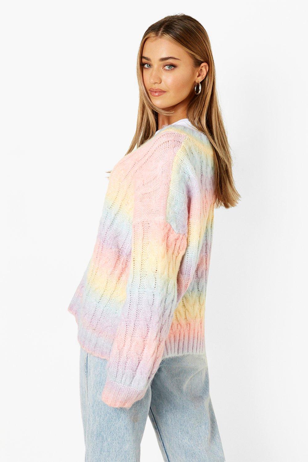 Boohoo 2025 rainbow jumper