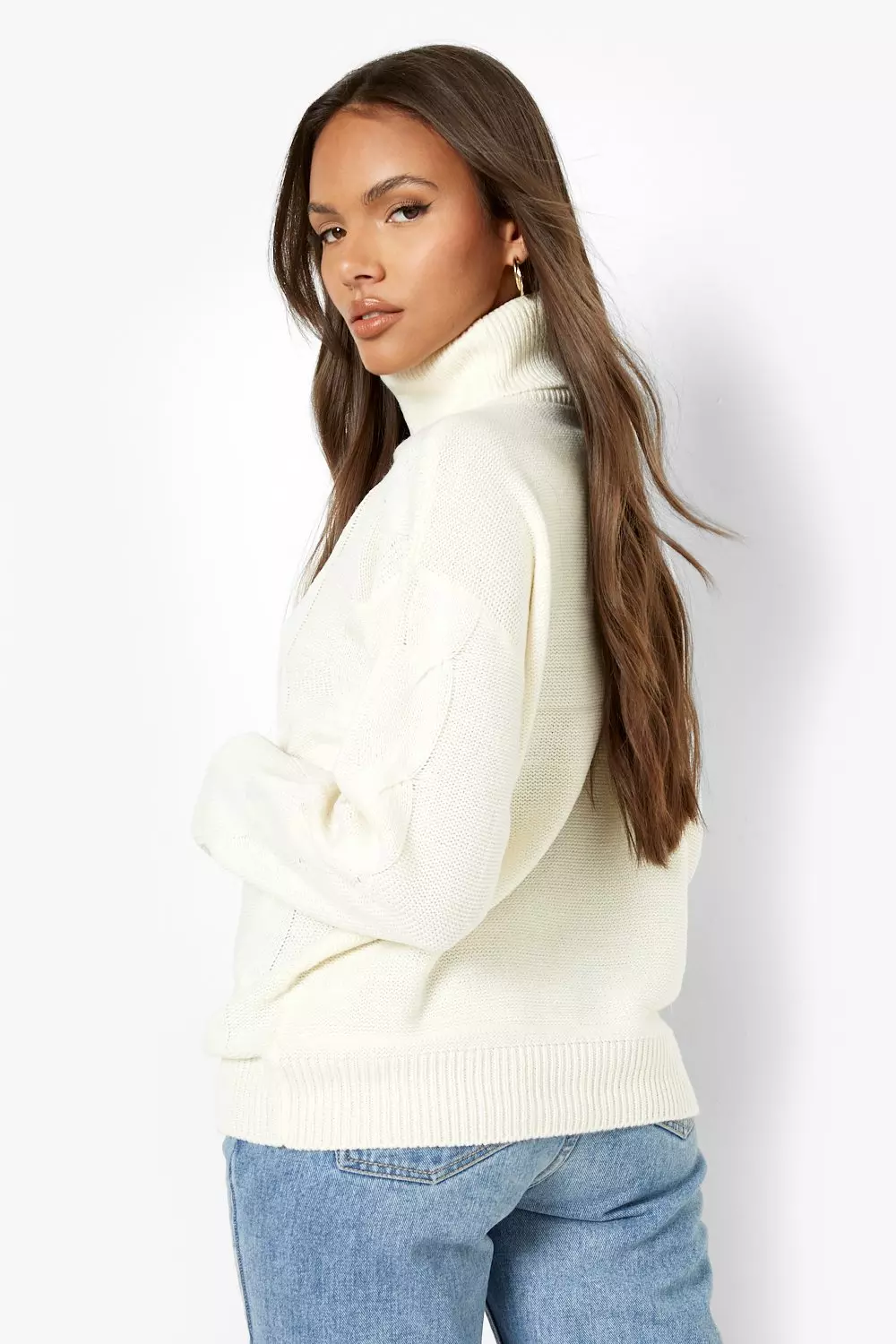 mame　High Neck Knitted Pullover 205490738-2