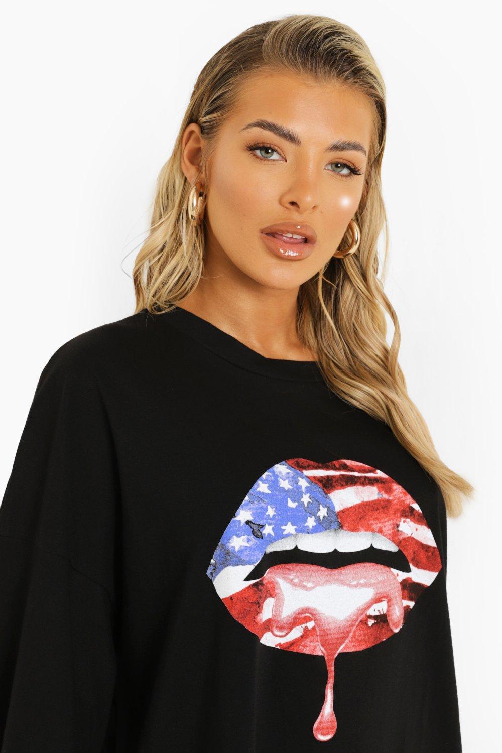 Robe t shirt american top