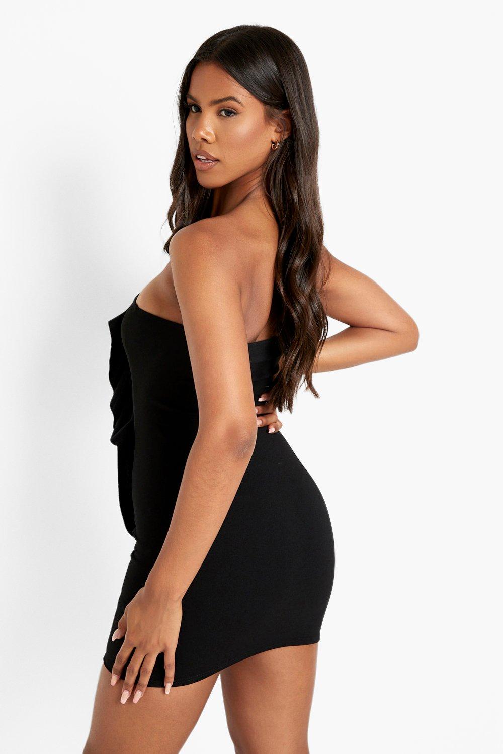 Extreme split mini outlet dress