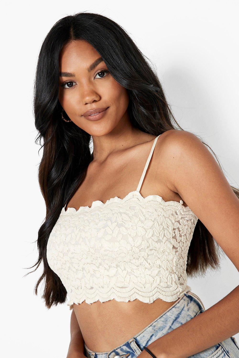 open lace top