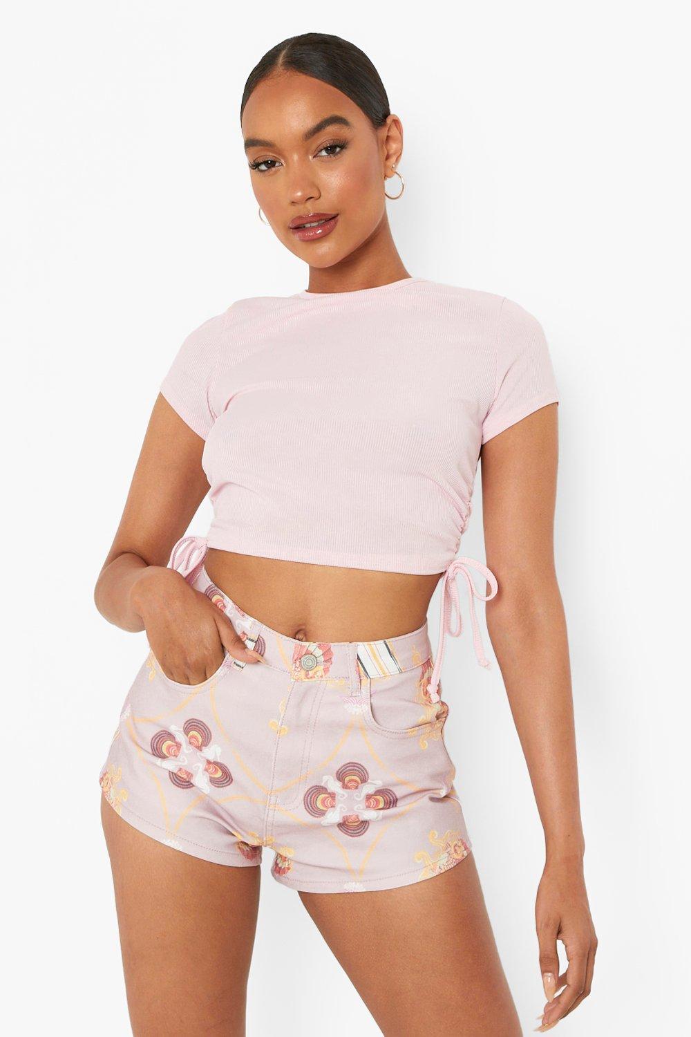 boohoo booty shorts