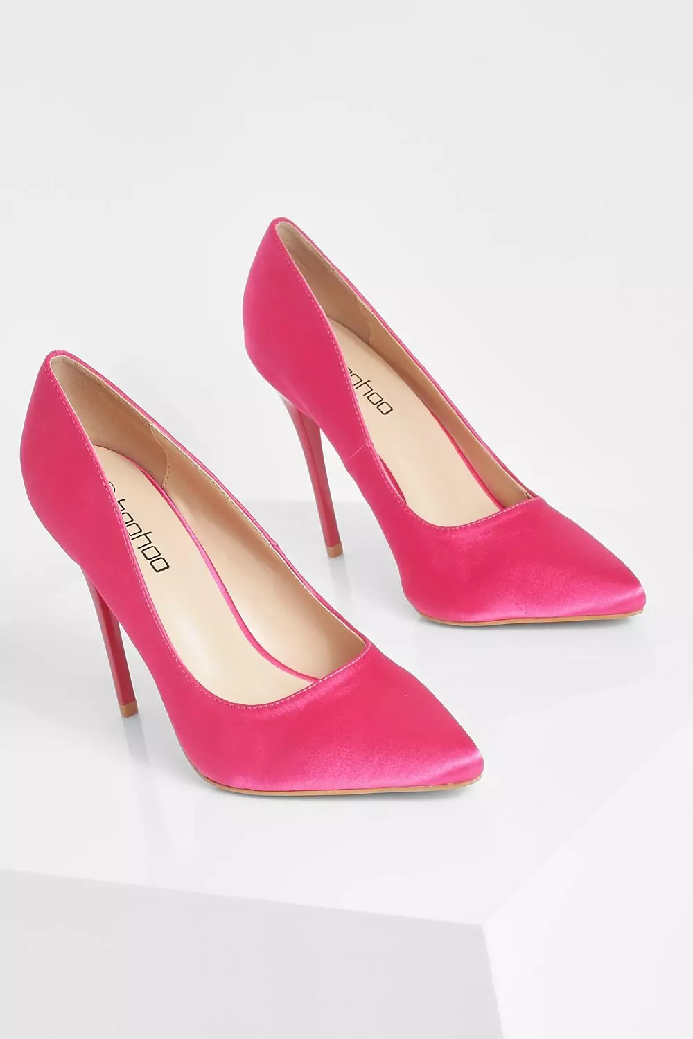 bright pink court heels