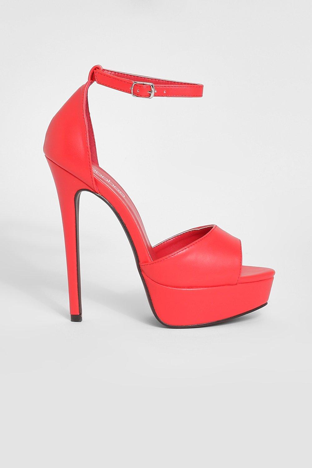 Boohoo on sale red heels